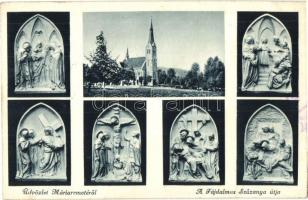 Budapest II. Máriaremete - 4 db RÉGI városképes lap / 4 pre-1945 town-view postcards