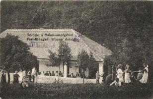 Budapest II. Pesthidegkút, Hidegkút; Wippner Antal Malom vendéglője (EB)
