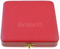 1976. "Leninvárosi Beruházásokért Kifejtett Kiemelkedő Munkáért" Br plakett, dísztokban, a...