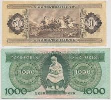 1983. 50Ft + 1993. 1000Ft "E" T:III