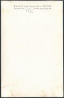 cca 1940 Kecskemét, Katonatiszt fotója, Fanto fotó, jelzett, 15x9 cm