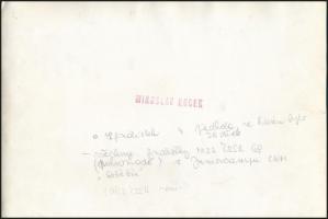 1969 A Miss Csehszlovákia verseny résztvevői, hátoldalon feliratozott fotó, 20x30 cm