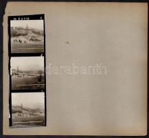 cca 1950-1960 Budapest, Szabadtéri színpad építése a Gellért-hegy oldalában, MTI sajtófotó, Bojár Sá...