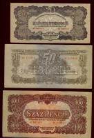 1944. "V.H." 20P, 50P, 100P T:II