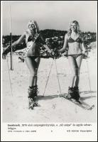 1976 Innsbruck, A tél szépe és udvarhölgye, MTI sajtófotó, 26x18 cm