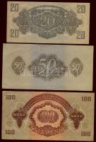 1944. "V.H." 20P, 50P, 100P T:II