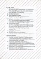 "Amorella" - reklámnyomtatvány, hátoldalon termékleírással