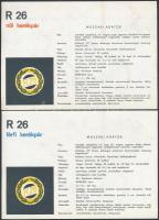 cca 1960 A Csepel női és férfi kerékpár műszaki tájékoztatója, 2 db