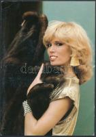 1981 Amanda Lear (1939-) énekesnő életét röviden ismertető reklámnyomtatvány