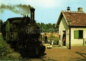 7 db MODERN vasút motívumlap, főleg kisvasutak / 7 MODERN train motive cards, light railway