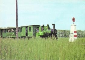 7 db MODERN vasút motívumlap, főleg kisvasutak / 7 MODERN train motive cards, light railway