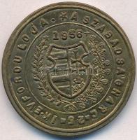 1981. "Majd megvirrad már / 1956 - A szabadságharc 25-ik évfordulója" Br emlékérem (36,5mm...