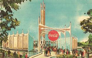 9 db MODERN Coca Cola motívumos képeslap, reklám, egy másodpéldány / 9 MODERN Coca Cola motive postc...