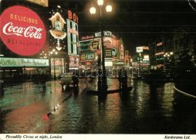 9 db MODERN Coca Cola motívumos képeslap, reklám, egy másodpéldány / 9 MODERN Coca Cola motive postc...