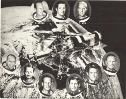 5 db MODERN űrhajózás motívumlap, magyar, szovjet, amerikai űrhajósok / 5 MODERN motive postcards as...