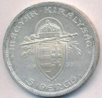1938. 5P Ag "Szent István" T:1-,2
Adamo P8.1