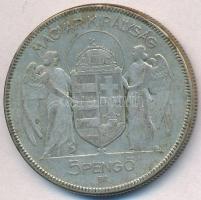 1930. 5P Ag "Horthy jobbra" T:2-,3
Adamo P8