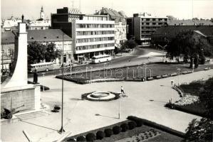 9 db MODERN főként megíratlan magyar autóbuszos motívumlap, Ikarus buszokkal / 9 MODERN mostly unuse...
