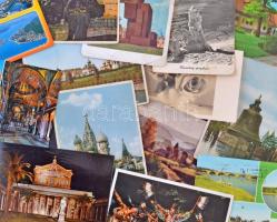 181 db MODERN magyar és külföldi városképes lap / 181 modern Hungarian and European town-view postcards