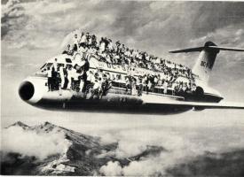 13 db MODERN repülős motívumlap / 13 modern aircraft motive cards