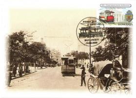 50 db MODERN villamosos és vonatos motívumlap, 31 darabos Arkhangelsk-i sorozattal tokban / 50 moder...