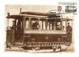 50 db MODERN villamosos és vonatos motívumlap, 31 darabos Arkhangelsk-i sorozattal tokban / 50 moder...