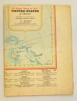 Az Egyesült Államok térképe, 1:400000, a hajtások mentén kis szakadásokkal, 88,5×132 cm /  Map of the United States, 1:4000000, with small tears along the folding lines, 88,5×132 cm