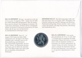Hollandia 1995. 1E Cu-Ni "Sail Amsterdam" bélyeges borítékban, elsőnapi bélyegzővel T:PP
...
