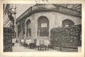 Vienna, Wien - 2 pre-1945 postcards, one with Cafe Goethehof, destroyed cafe interior after the Aust...