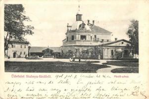 Stubnyafürdő, Stubnianske Teplice; Fürdő udvar, Stránszky Jakab és veje kiadása / spa (EK)