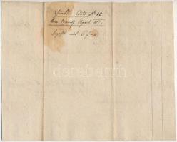 1817 Kassa, Német nyelvű számla