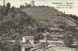 Károlyváros, Karlovac; Pogled na stari grad / A régi vár látképe / castle ruins, general view (EK)