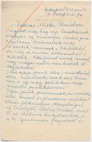 1934 Bp., Dr. Groó Béla, a Margitsziget gyógyfürdő és Szanatórium igazgató főorvosának levele Pekár Mihály (1871-1942) orvoshoz