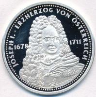 Ausztria 1976. "Ausztria 1000 éves / I. József főherceg" jelzett Ag emlékérem (19,95g/0.92...