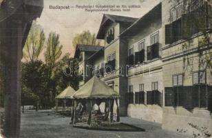 Budapest XIII. Margitsziget, Gyógyintézet és Kis szálloda, Taussig kiadása (kis szakadás / small tear)