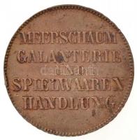 ~1880. "Mohr Lajos Hatvani utca 4. sz. Pesten / Meerschaum Galaterie und Spielwaaren Handlung&q...