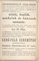 Rózsafakadás! 10 eredeti Magyar Nóta zongorára és énekre. Gerő-féle Zeneműtér Kiadóhivatal - leporel...
