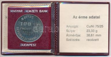 1982. 100Ft Cu-Ni "Labdarúgó Világbajnokság 1982" eredeti MNB tokban tanúsítvánnyal + 	
1...