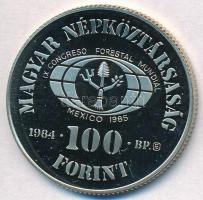 1982. 100Ft Cu-Ni "Labdarúgó Világbajnokság 1982" eredeti MNB tokban tanúsítvánnyal + 	
1...