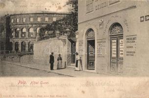 Pola, Hotel Cuzzi, Phot. Alois Beer, Verl. F. W. Schrinner (r)
