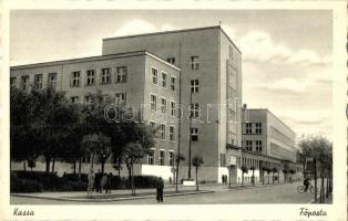 Kassa, Kosice; Főposta, kerékpár, Fried L. kiadása / post office, bicycle (EK)