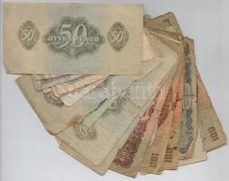 1944. 1P-100P (30x) "A Vörös Hadsereg Parancsnoksága" főleg gyenge tartású bankjegyek T:II...