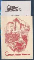 Haranghy Jenő (1894-1951): 3 db ex libris. Klisé, papír, jelzett a nyomaton, 10x8 11x7,5 10,5x7,5 cm méretekben