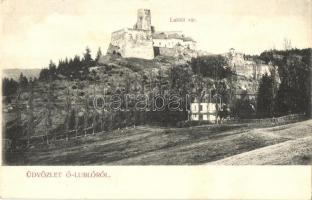 Ólubló, Stará Lubovna; Lublói vár / castle ruins (EK)