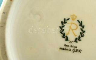 Jelzett porcelán váza. Nagyméretű, matricás, hibátlan 29 cm