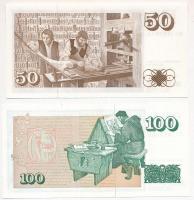 Izland 1981. (1961) 50K + 1994. (1986) 100K T:I
Iceland 1981. (1961) 50 Kronur + 1994. (1986) 100 K...