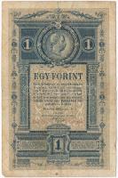 1882. 1Ft / 1G T:III- kis szakadások  Hungary 1882. 1 Forint / 1 Gulden C:VG small tear s Adamo G125