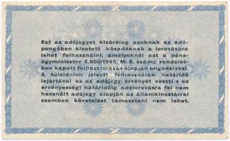 1946. 10.000.000AP "HÓ" alatt festéknyom T:II