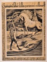 P. Ábrahám Ernő: A Csudaszarvas. Árva királyfi trilógia I. Jaschik Álmos képeivel és könyvdíszeivel....