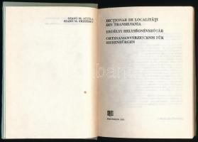 Szabó M. Attila - Szabó M. Erzsébet: Erdélyi helységnévszótár. Kolozsvár, 1992, Kriterion. Kiadói fé...